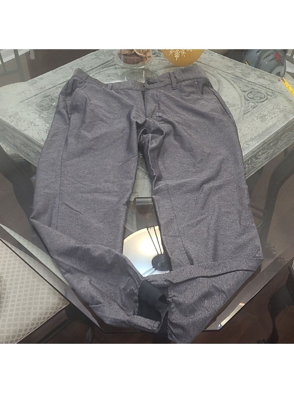 Men's Adidas Go-to Fall Weight Golf Atgletic Gray Pants New 32x30